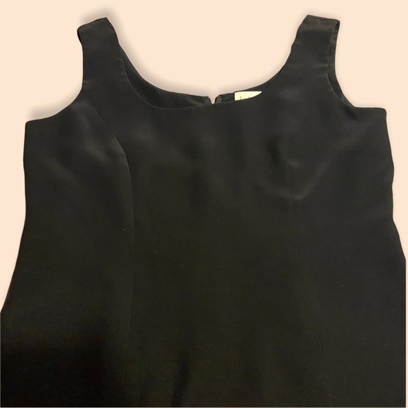 Neiman Marcus Sleeveless Black Sheath Work Dress - Picture 4 of 5